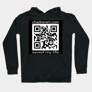 Chad Rev Art Saved My Life QR Hoodie